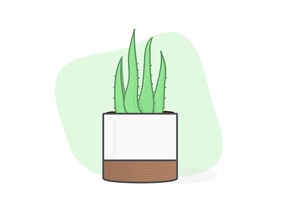Planter illustration plant