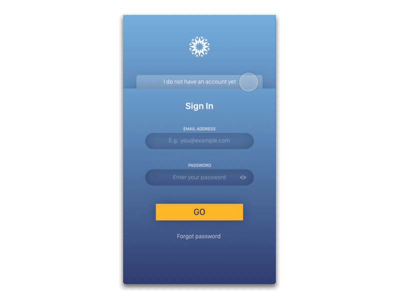 Daily UI #001 Sign Up/Sign In dailyui mobile sign in sign up ui