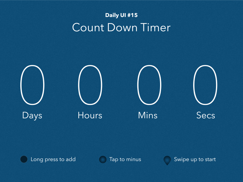 Daily UI #014 Countdown Timer countdown daily ui dailyui timer