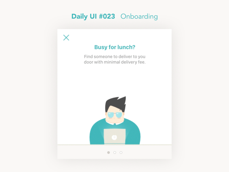 Daily UI #023 Onboarding