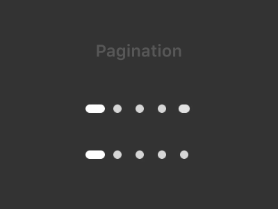 Exploring Pagination by ______Lingjun______ on Dribbble