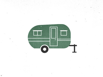 Camper camper campervan icon logo rv