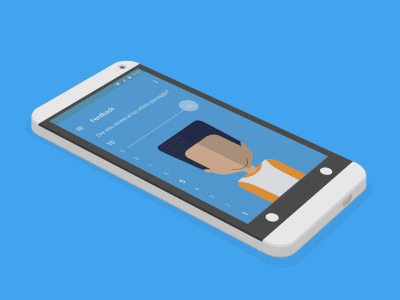 Feedback screen feedback mobile material gif android ux user interface motion graphics ui