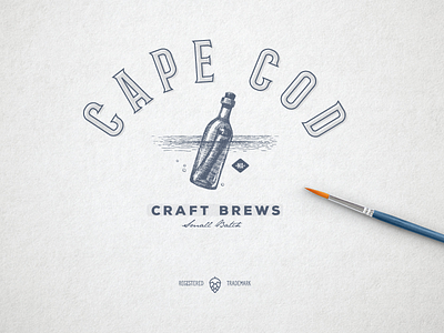 Cape Cod - Craft Brews beer logo brand branding cape cod craft beer logo logo design