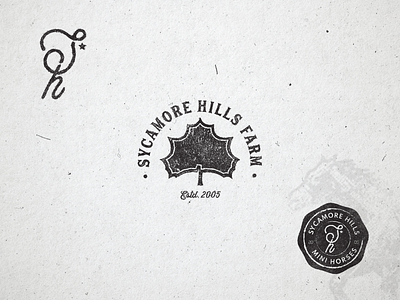 Sycamore Hills Farm brand identity branding farm logo identity lettering logo logo design logotype
