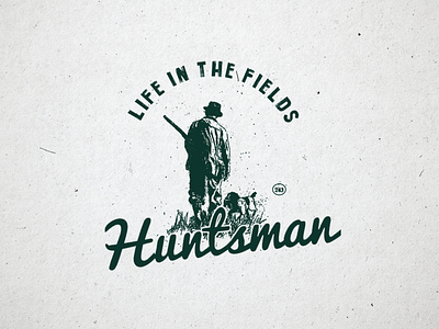 Life in the Fields branding and identity design field jackets huntsman illustration logo logodesign