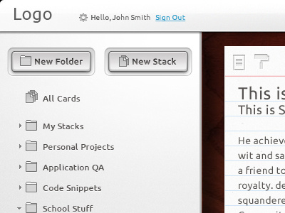 Logo? button clean directory glossy gui interface ios ipad iphone mobile paper scumorphic ui user ux white wood