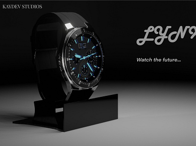 Lynxx Watch Product design 3d branding design graphic design