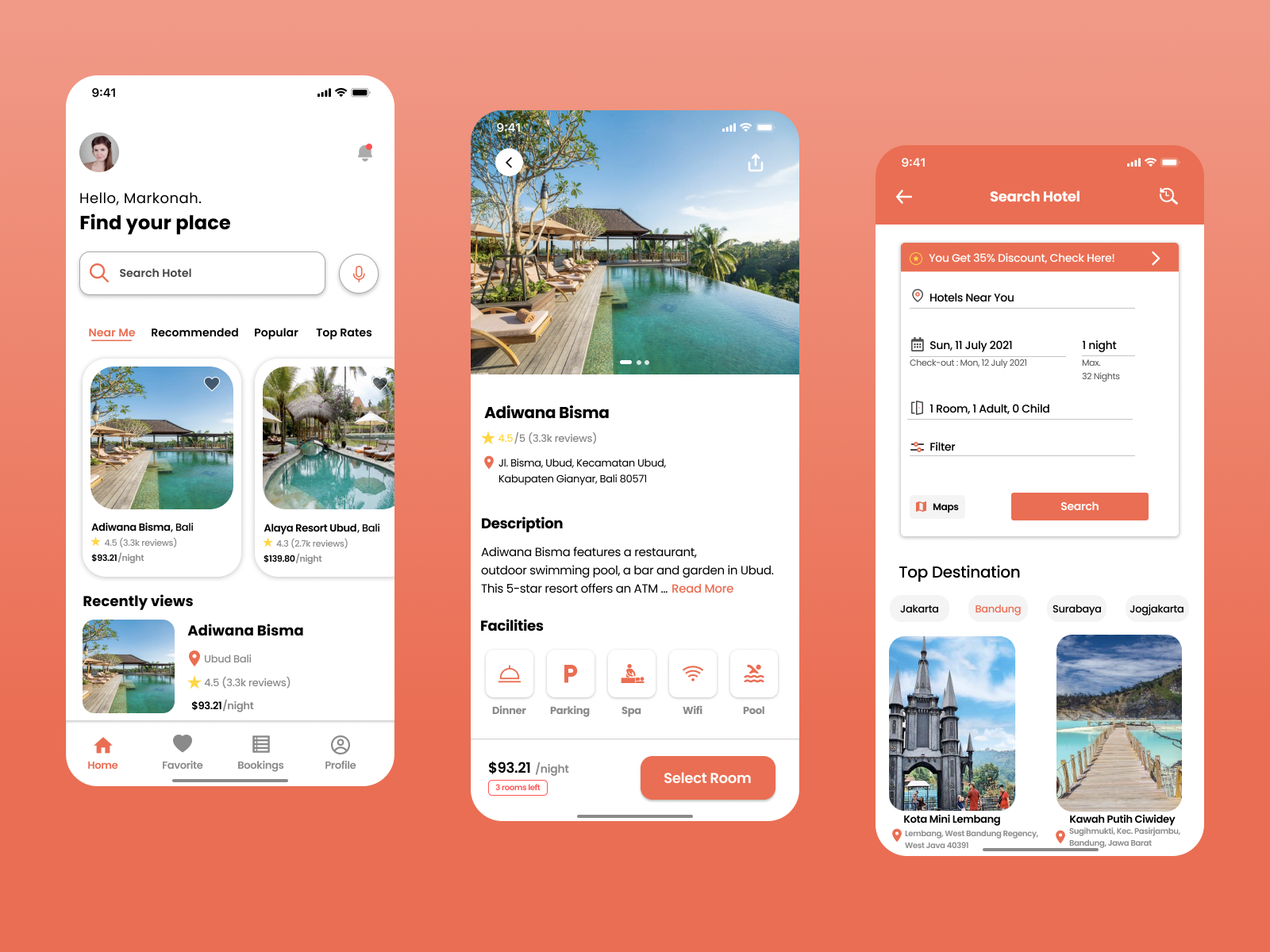 Hotel Booking UI Design By Keanu Jaler Pangestu On Dribbble