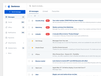 Mail inbox Messages clean dashboard dashboard email dashboard email design email left bar email panel inbox inbox dashboard inbox design inbox left bar inbox message email inbox messages left bar messages product design sidebar ui
