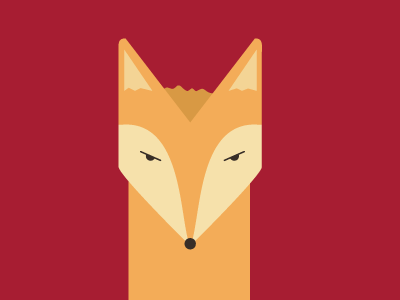 Fox Character flat fox geometric illustration process screenshot simple