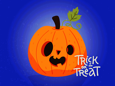Jack O. Latern autumn candy colorful fall halloween hand drawn illustration jack o lantern lettering pumpkin trick or treat vector