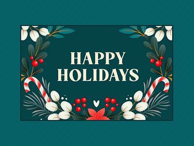 HAPPY HOLIDAZE by Erika Mackley on Dribbble