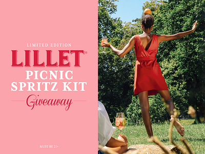 Lillet Sweepstakes - Art Direction
