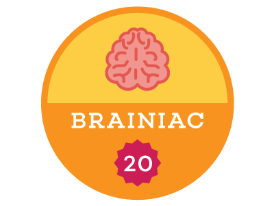 Brainiac Badge