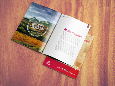 Discover Rioja Tasting Guide Booklet agency client editorial layout print spain spreads typography wine