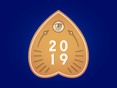 Perception 2019 badge design eye illustration intuition mind soul spiritual