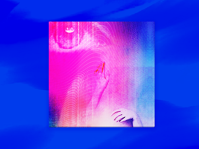 glitch abstract album cover album cover art collage concept glitch gradient holographic music neon poster soundcloud trippy vapor