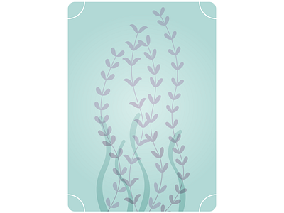 Shirt card. Seaweed card design illustration seaweed vector