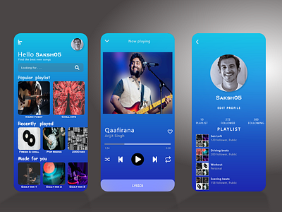 Daily UI - 009 Music player