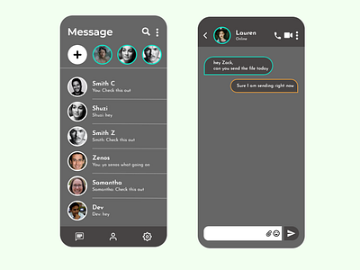 Daily UI - 013 Direct message