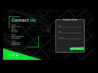 Daily UI - 028 Contact Us Page