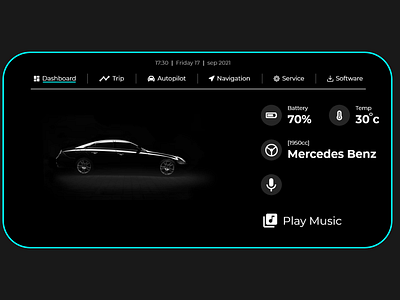 Daily UI -034 Car Dashboard