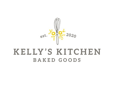 Kelly's Kitchen logo 2colorlogo logo logo design logodesign