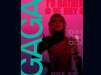Lady Gaga chromatica poster design