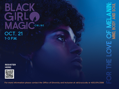 Black Girl Magic online blackgirlmagic coolcolors design photoshop uco unity university womens womensempowerment