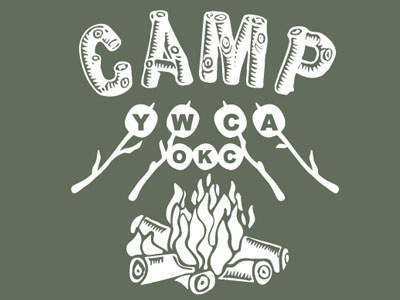 Camp YWCA color design one tshirt