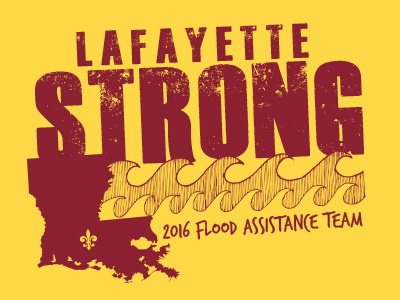 Lafayette Flood Volunteer shirts