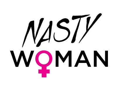 Nasty Woman 2colordesign humor imwithher politics tshirtdesign