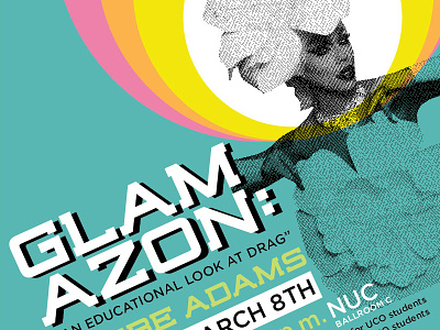 Glamazon Poster drag studentgroups university