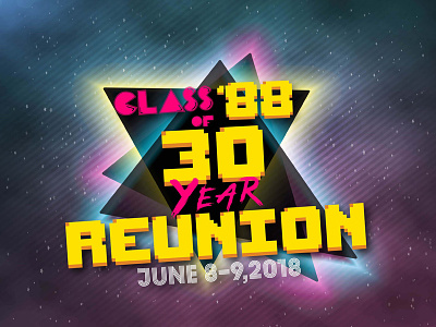 80s Class Reunion Logo 80s logo longlivethe80s