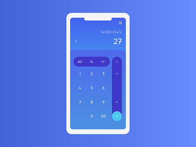 Calculator UI animation app branding design flat graphic design illustration minimal ui ux