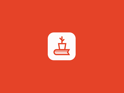 Book icon for book icon read red