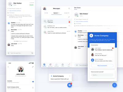 Chat Bot and Admin Interfaces