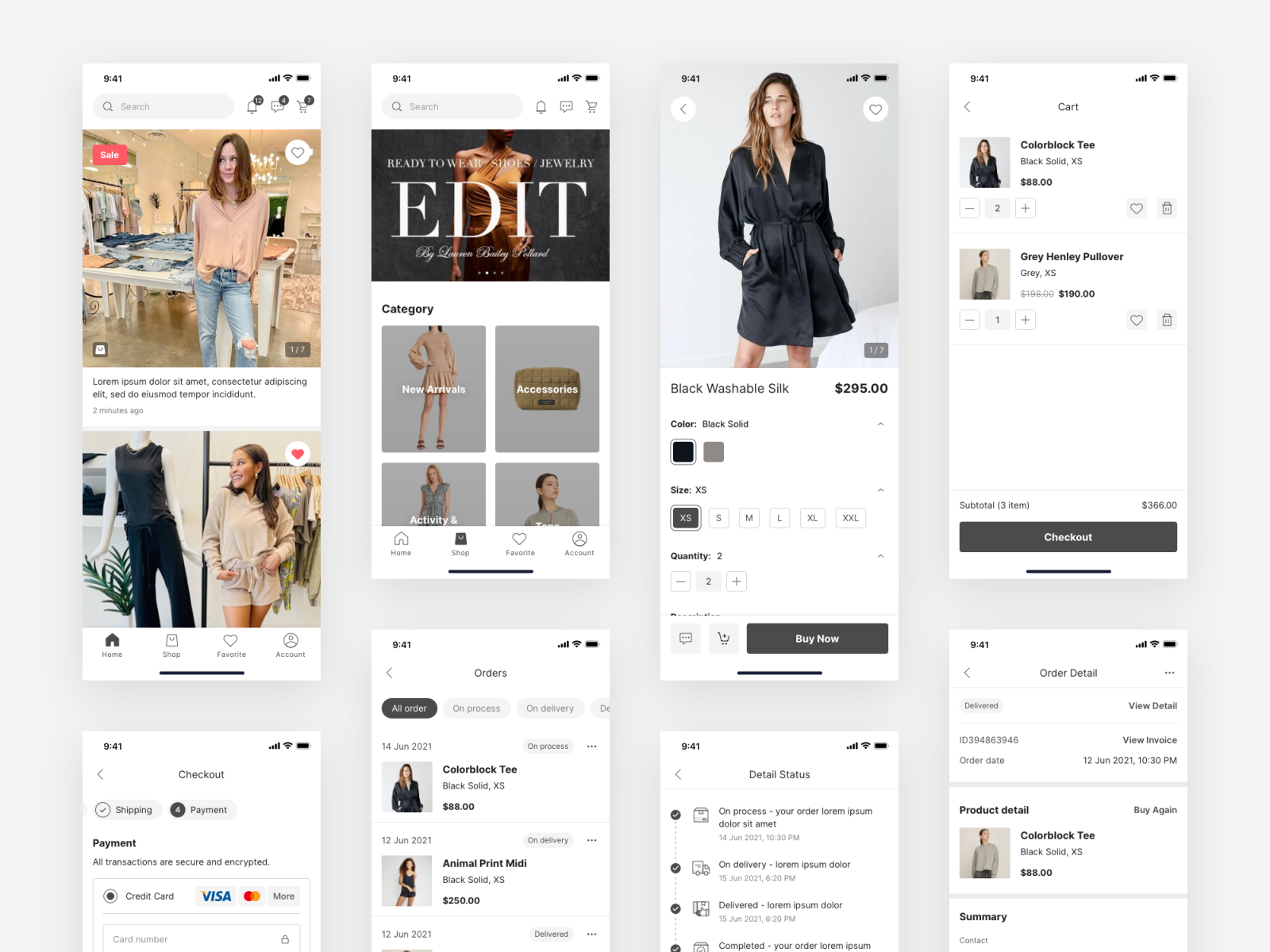 Fashion Ecommerce Mobile App by Novateus on Dribbble