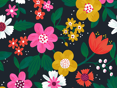 Floral Pattern floral illustration nature pattern repeat