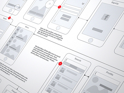 Wireframe Love by Helen Zhou on Dribbble