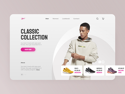 Redesign Reebok website