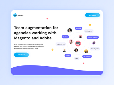 Team Augment Landing page