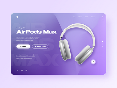 AirPods Max BANNER