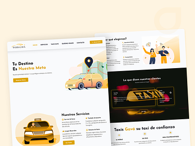 Taxis Website Design UI/UX graphic design taxis taxis website ui ui ux websites