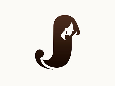 "J" logo idea design hair lady logo pictgram woman