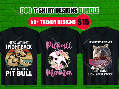 Dog T-Shirts Design Bundle animation dogshirt dogshirts dogtshirts horseshirt horsetshirt horsetshirts icon illustration teespring ui ux vector website