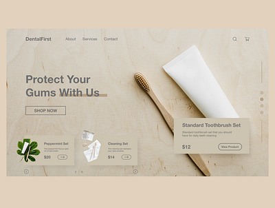 DentalFirst Landing Page adobexd design landingpage ui ux web web design webdesign webspiration