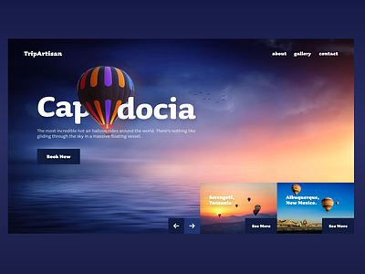 TripArtisan Landing Page adobexd design landingpage ui ux web web design webdesign webspiration