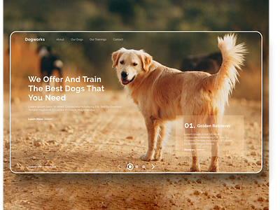 Dogworks Landing Page adobexd design landingpage ui ux web web design webdesign webspiration